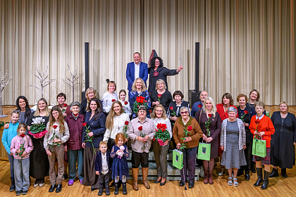 Olaines novada bibliotēku čaklāko lasītāju sveikšanas pasākums