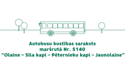 Autobuss uz Sila kapiem un Pēternieku kapiem oktobrī