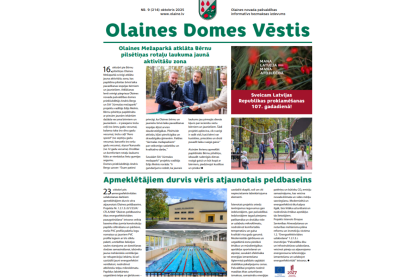“Olaines Domes Vēstis” – oktobra izdevums ir klāt!