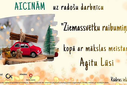 Radošā darbnīca “Ziemassvētku raibumiņi”