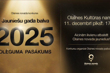 Konkursa "Jauniešu gada balva 2025" noslēguma pasākums notiks 11. decembrī