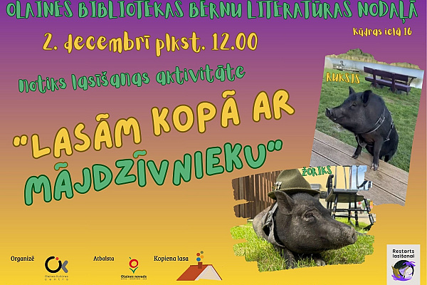 Lasām kopā ar mājdzīvnieku - ruksis ŽORIKS