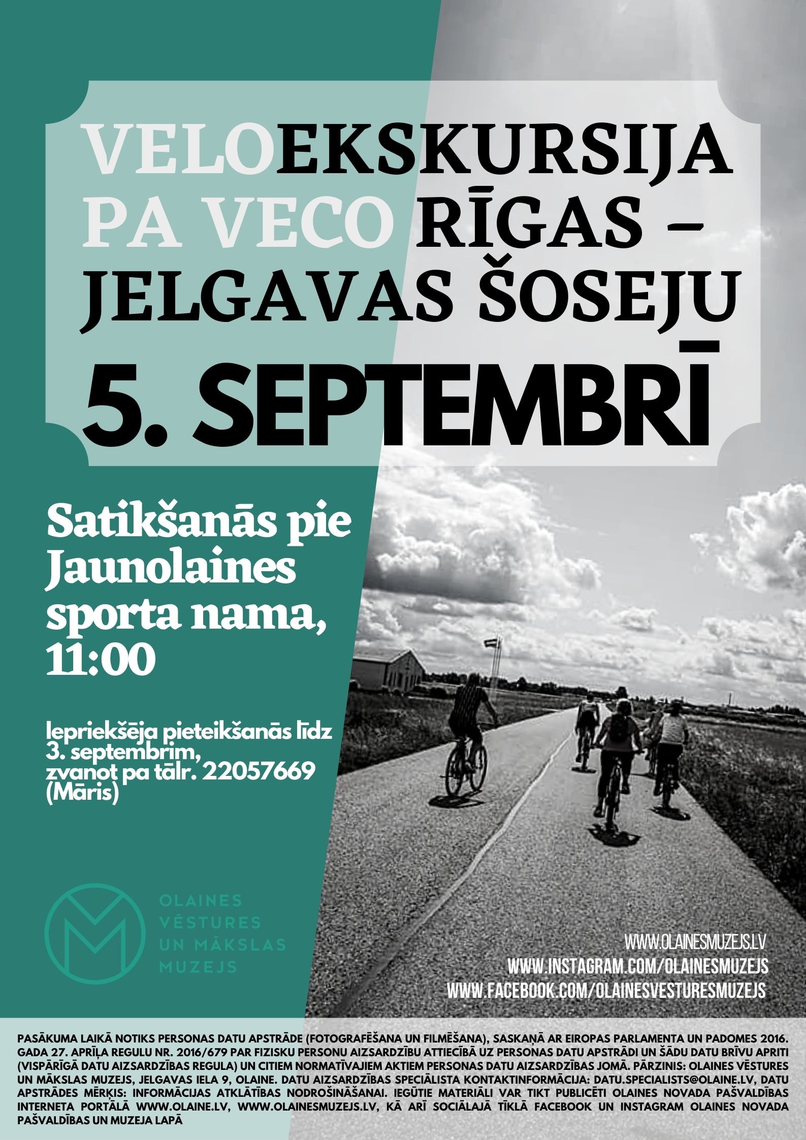 Veloekskursijas afiša