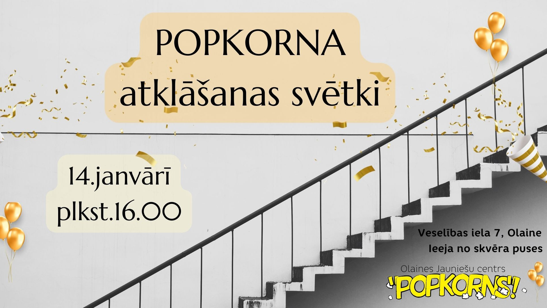 Jauniešu centra “Popkorns” atkal atvēršanas svētki