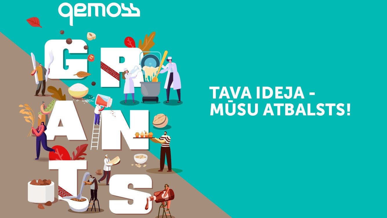 GEMOSS grantu konkurss veselīgu, inovatīvu pārtikas produktu izstrādei, ražošanai un attīstīšanai 