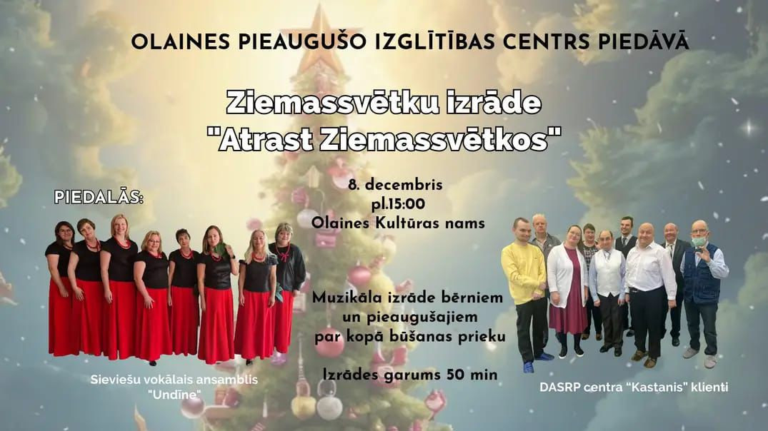 Ziemassvētku izrāde ''Atrast Ziemassvētkos''