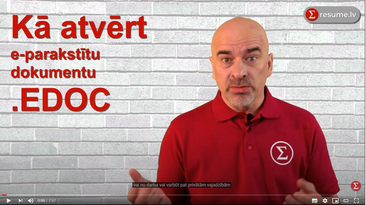 Kā atvērt e-parakstītu dokumentu? 