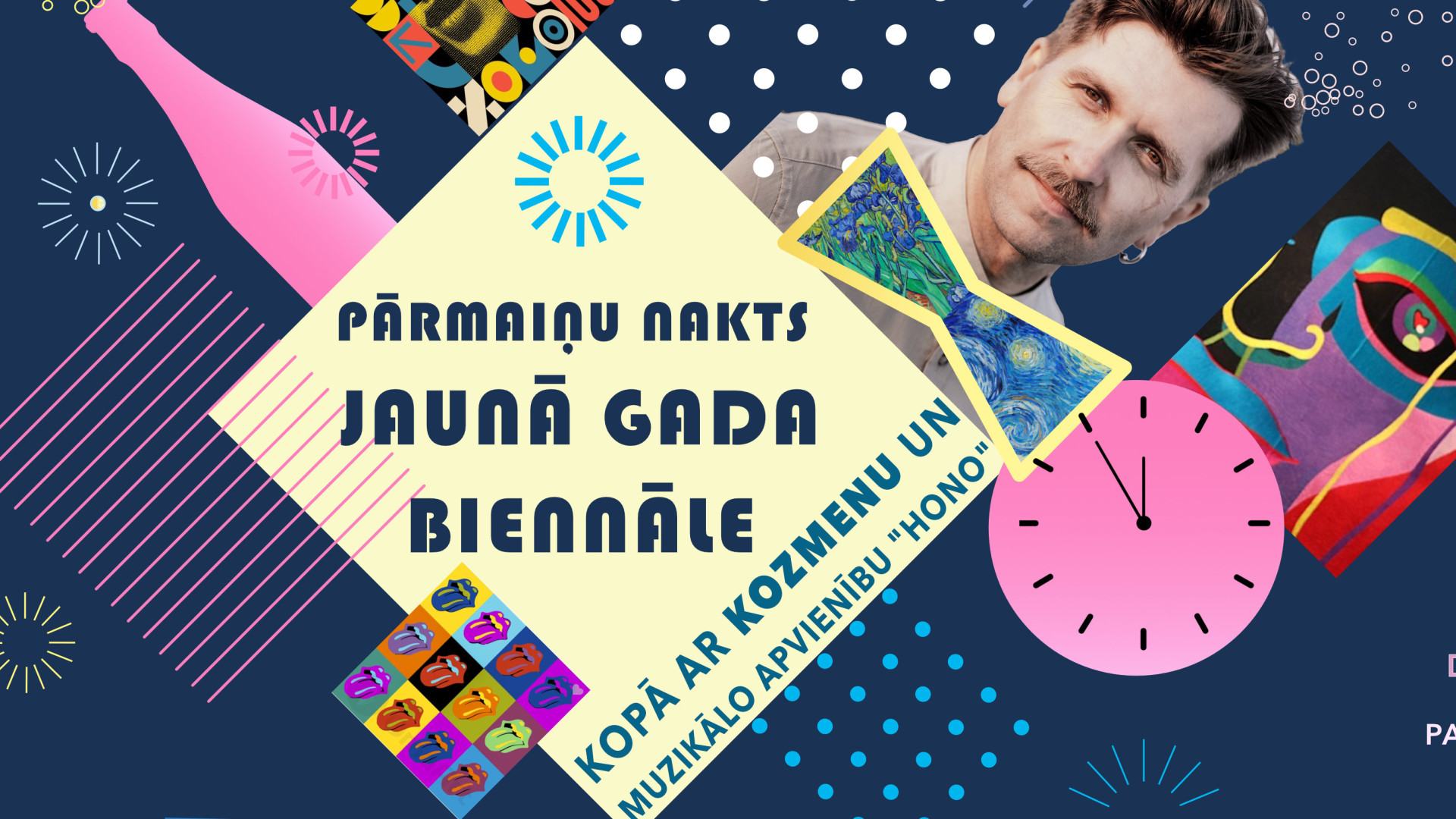 Pārmaiņu nakts / Jaunā gada biennāle" Jaunolainē kopā ar Kozmenu un muzikālo apvienību "HONO"!