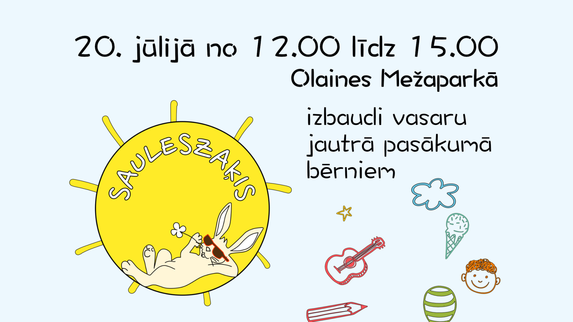Bērnu rīts Olaines Mežaparkā!