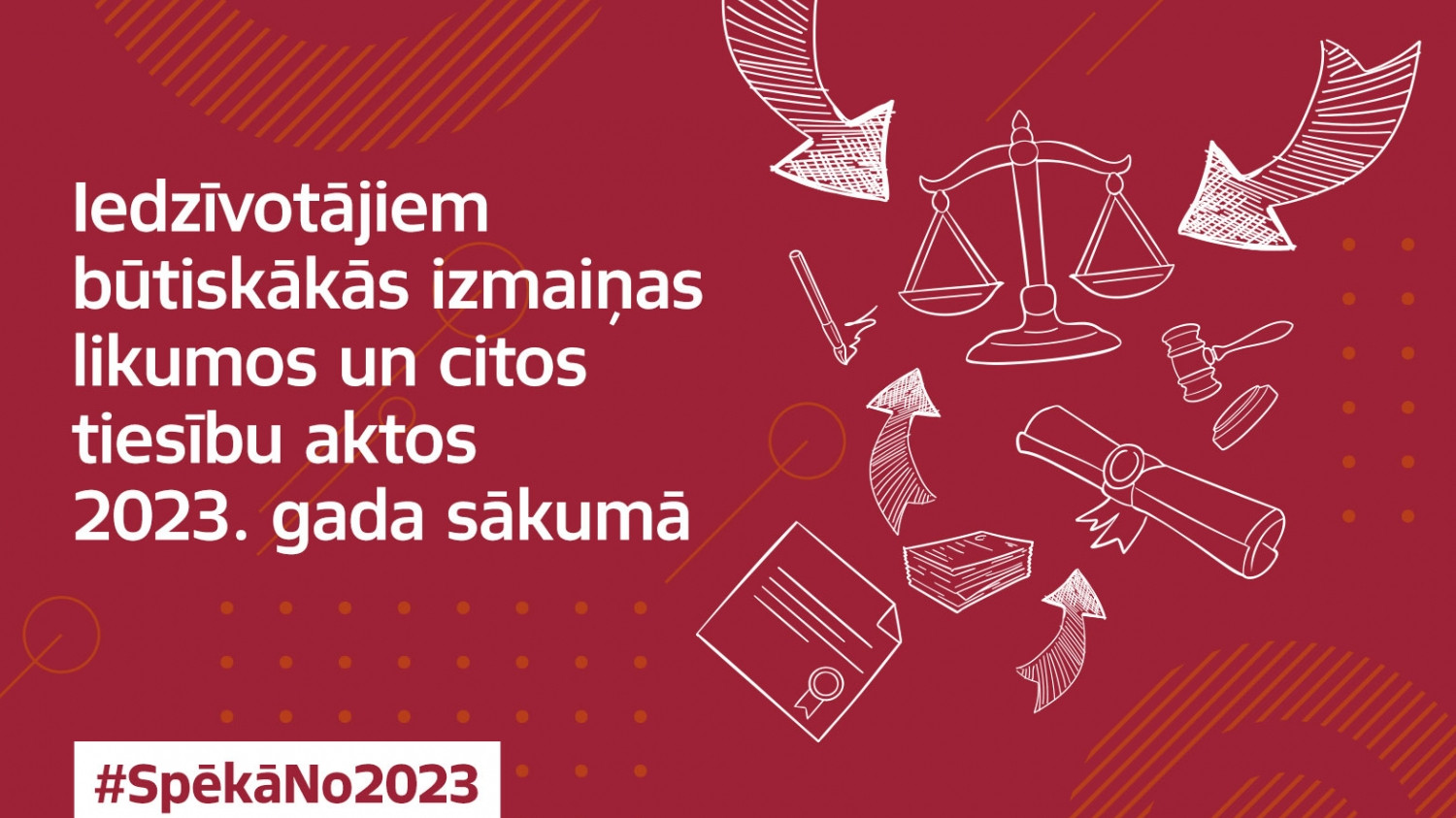 Iedzīvotājiem būtiskākās izmaiņas likumos un noteikumos 2023. gada sākumā