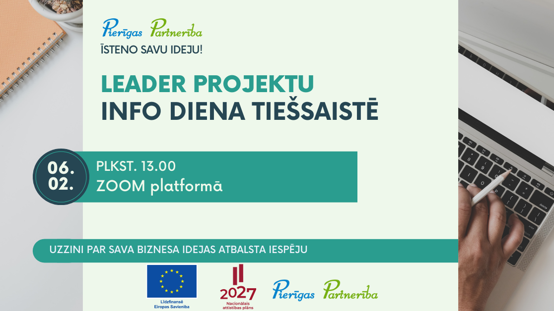 Aicinājums piedalīties LEADER projektu Info dienā!