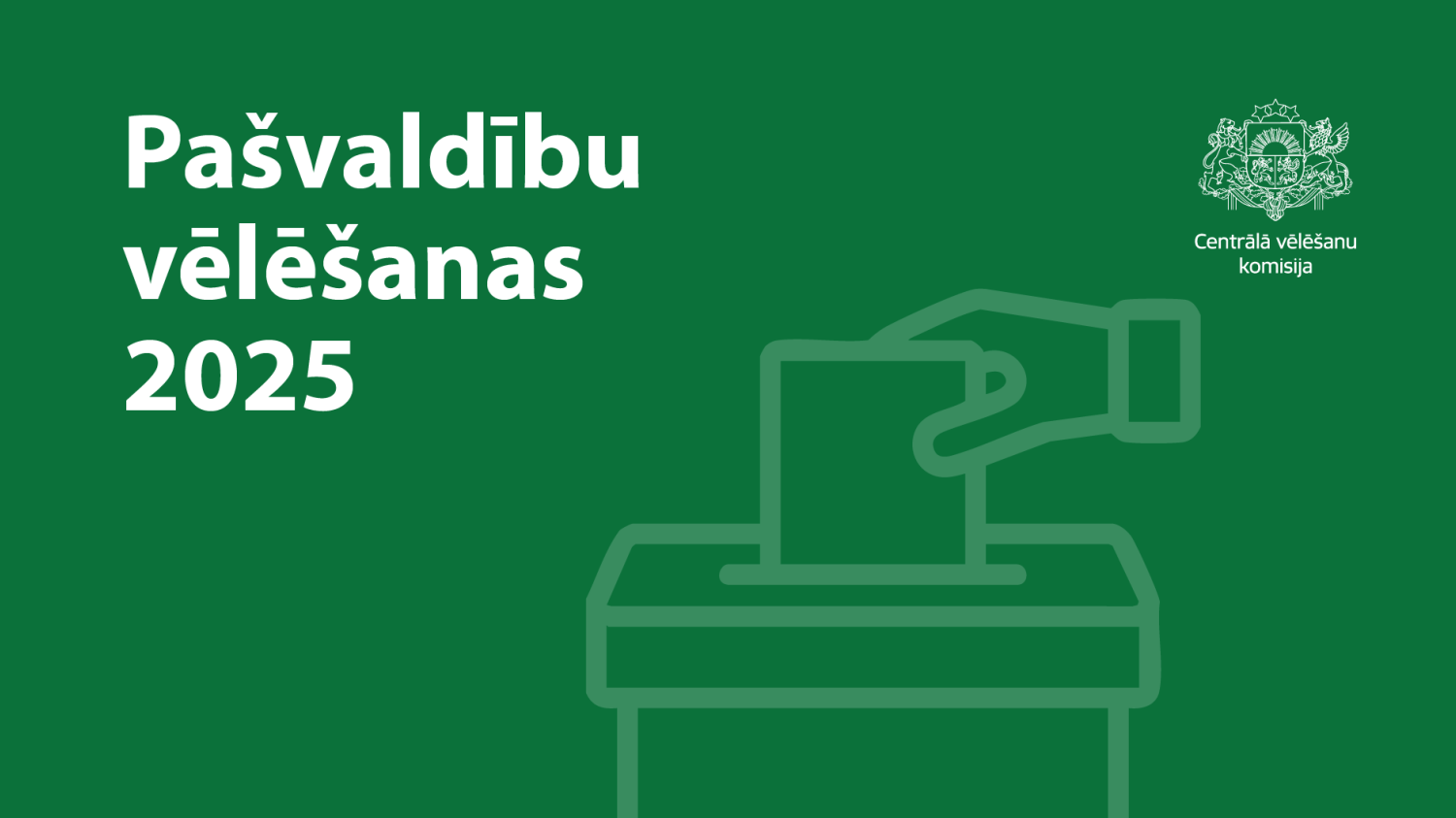 Piedalies 2025. gada pašvaldību vēlēšanās Olaines novadā!