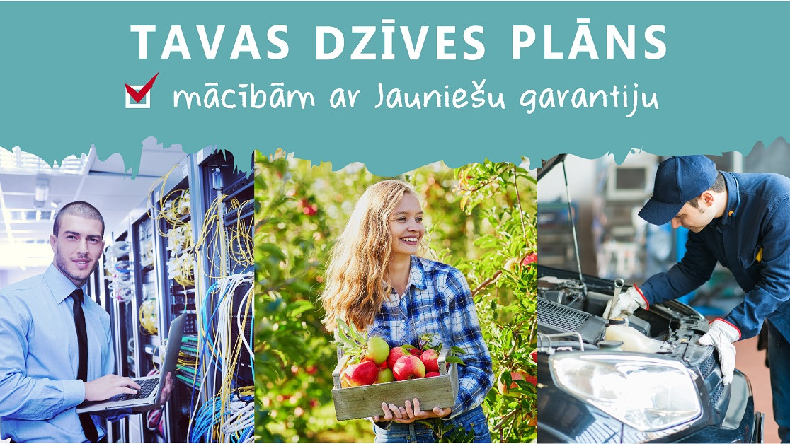 Sākas Jauniešu garantijas noslēdzošā uzņemšana 40 profesijās