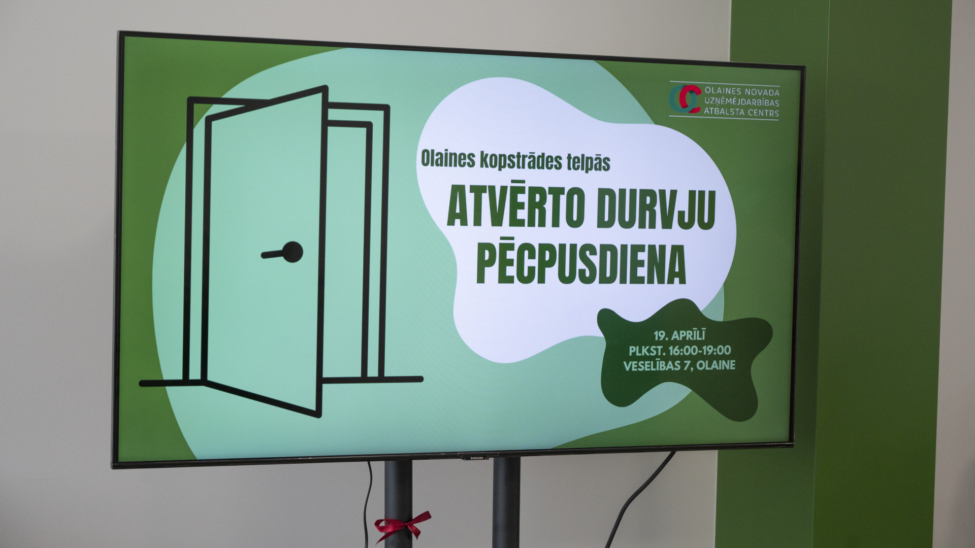 Atskats uz  atvērto durvju pēcpusdienu Olaines kopstrādes telpās