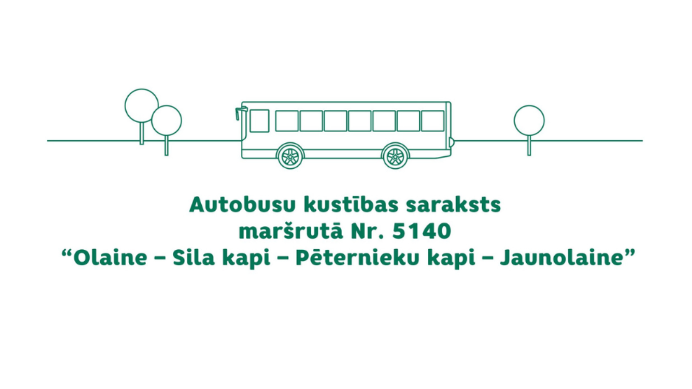Autobuss uz Sila kapiem un Pēternieku kapiem oktobrī