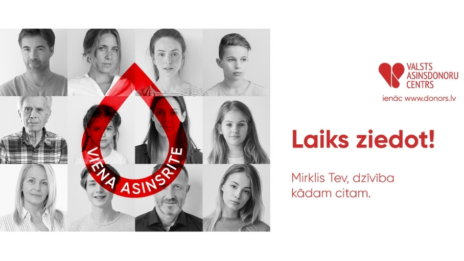 Šodien Olainē norisinās Asinsdonoru Diena 