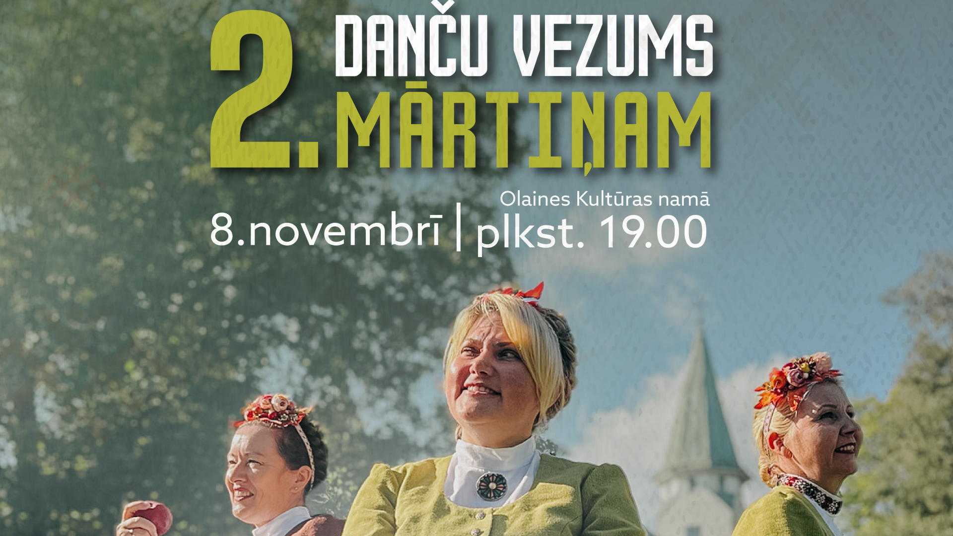 Deju koncerts "Danču vezums Mārtiņam" Olaines Kultūras namā