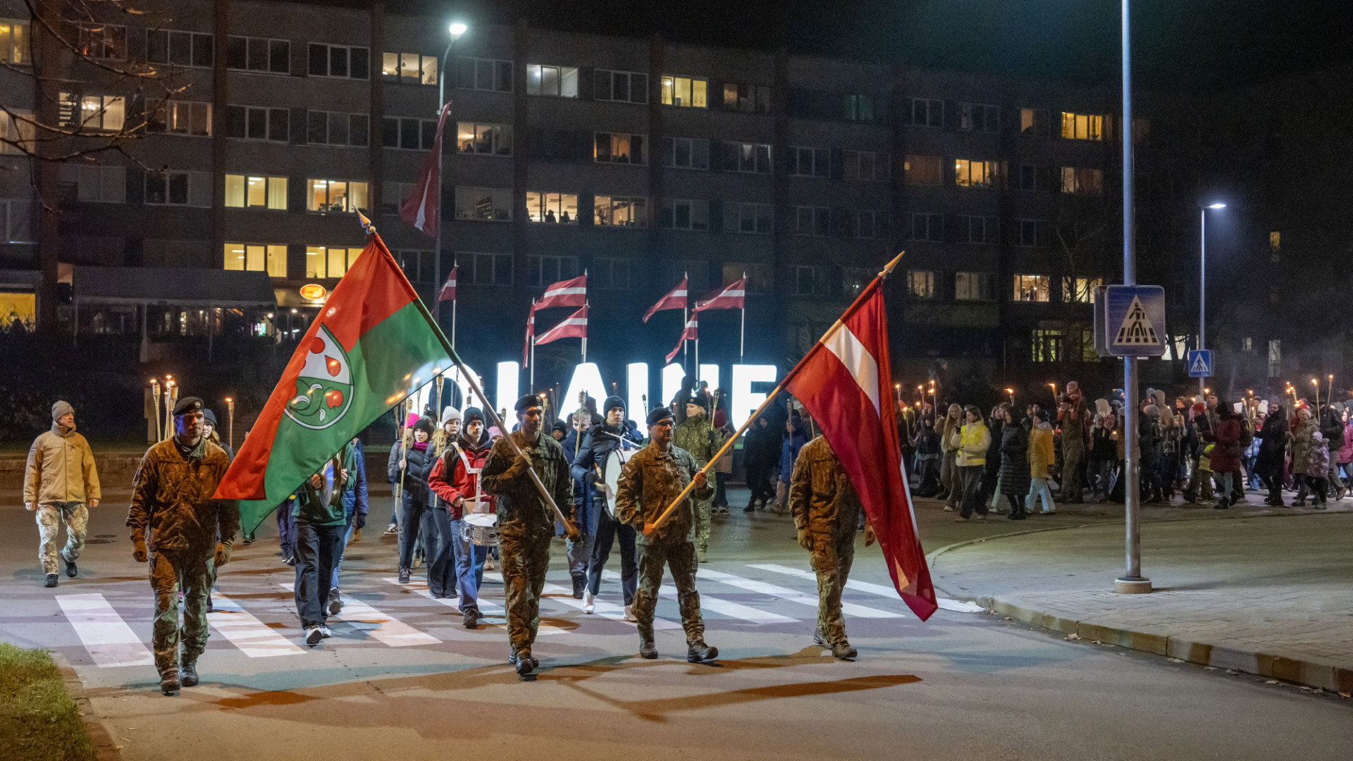 Lāčplēša dienas gājiens Olainē – 11. novembrī