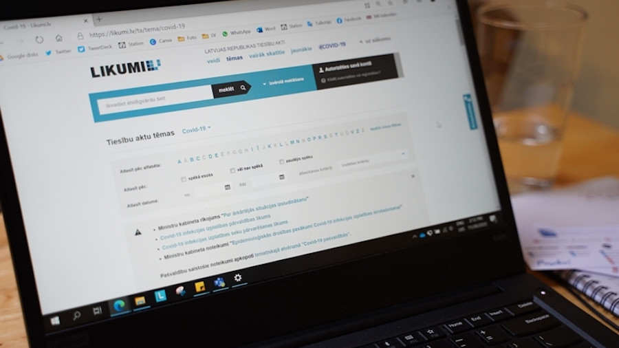 Pagarināta ārkārtējā situācija. Kur pieejami saistītie tiesību akti? 