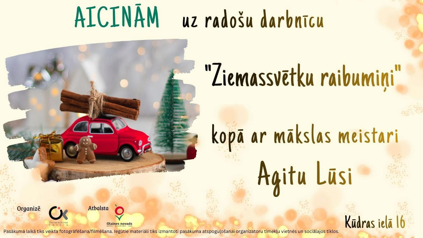 Radošā darbnīca “Ziemassvētku raibumiņi”