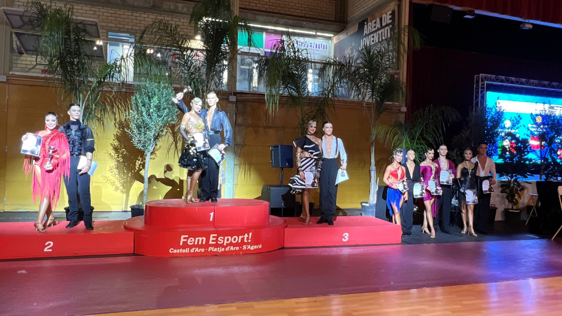 Latvijas dejotāju panākumi starptautiskās sacensībās Spānijā.