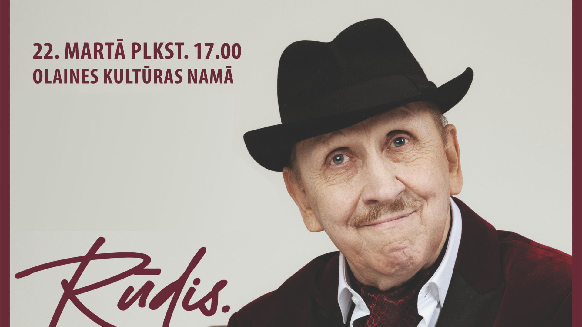 Koncertuzvedums “Rūdis. Stāsti un dziesmas”