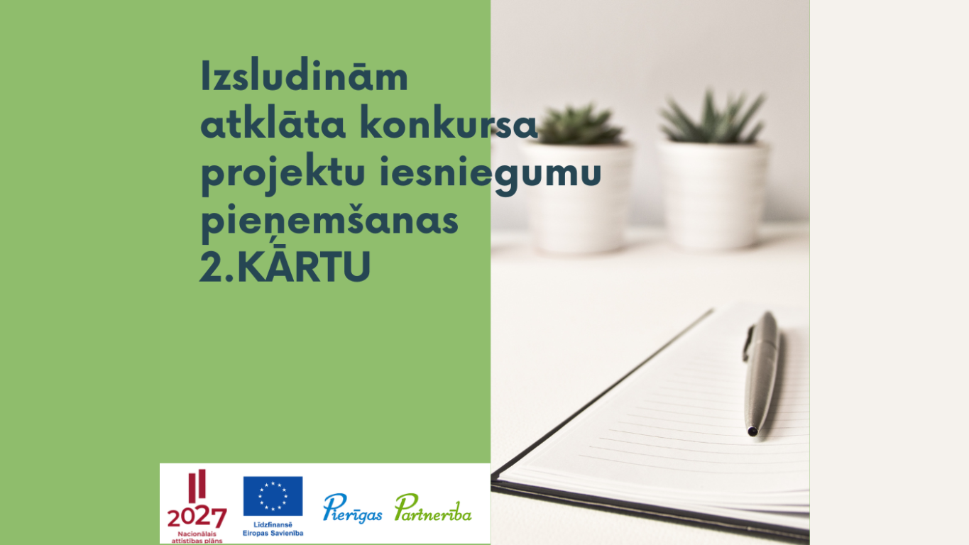 Atvērta projektu iesniegšanas kārta esošajiem un topošajiem uzņēmējiem