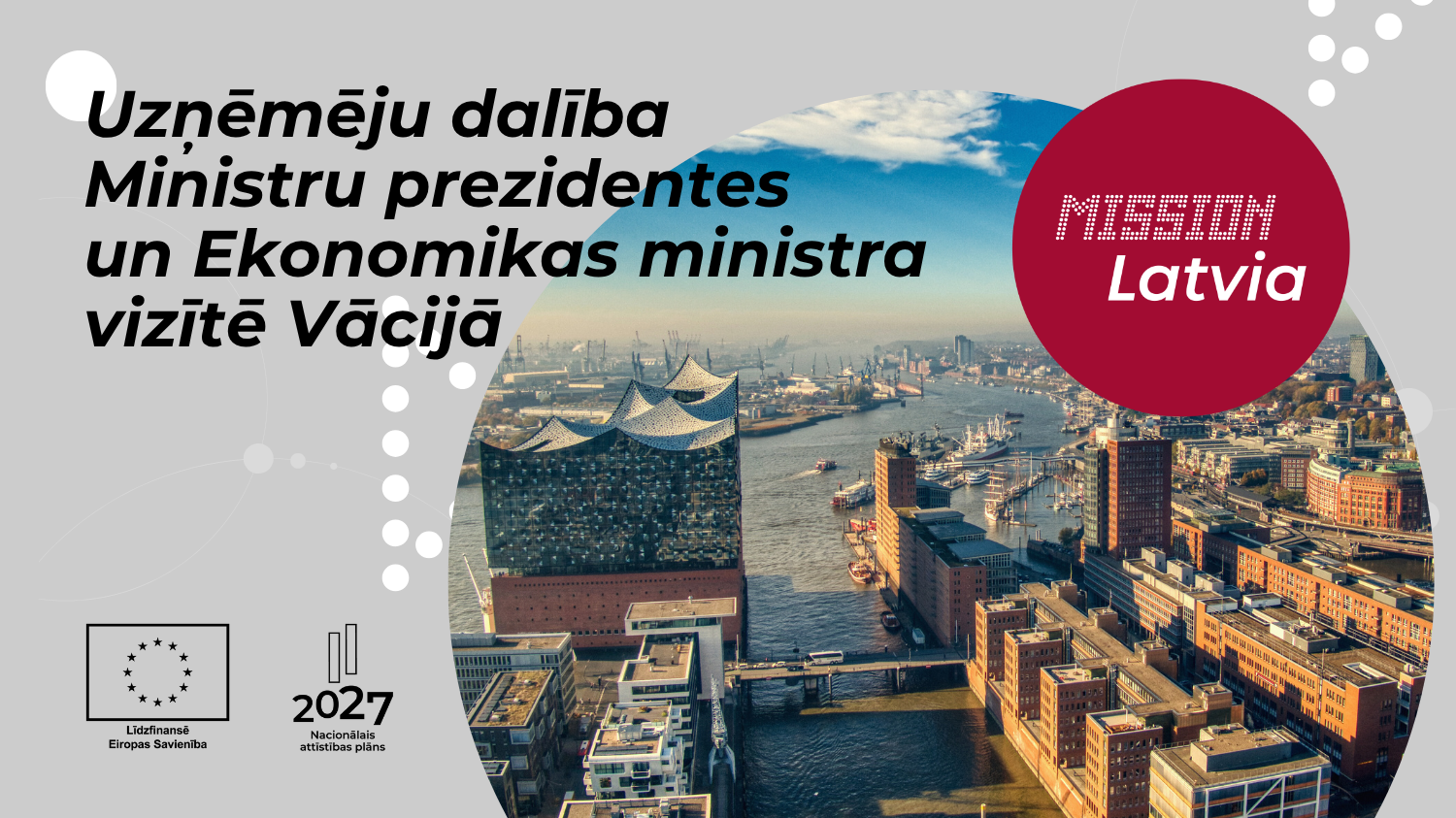 Aicinājums uzņēmējiem piedalīties Ministru prezidentes un Ekonomikas ministra vizītē Vācijā
