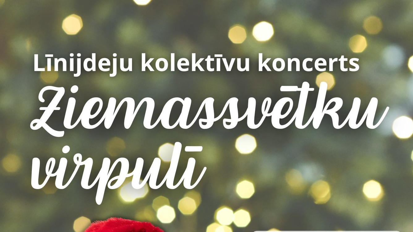 Aicinām uz līnijdeju koncertu "Ziemassvētku virpulī"